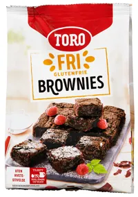 Glutenfrie Brownies 540g Toro