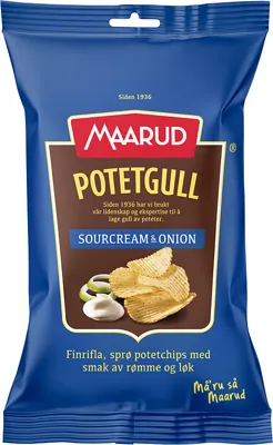 Potetgull S.Cream&Onion 40g Maarud