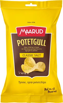 Potetgull Classic Salt 40g Maarud
