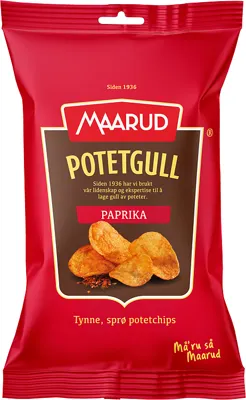 POTETGULL PAPRIKA 40G MAARUD POTETGULL PAPRIKA 40G MAARUD