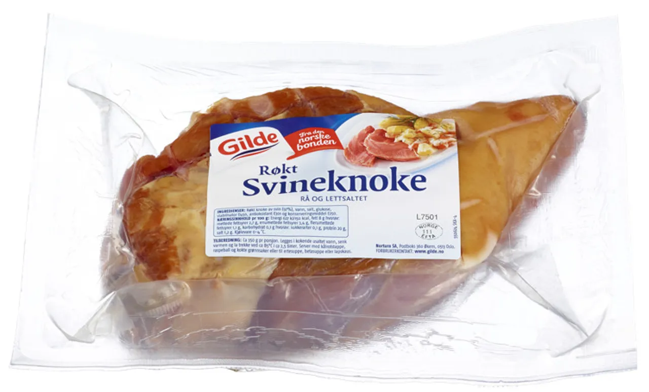 SVINEKNOKE RØKT/RÅ/LETTSALTET 1.3KG