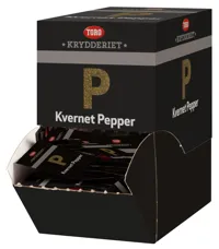 Sort Pepper 1000stk Toro Krydder