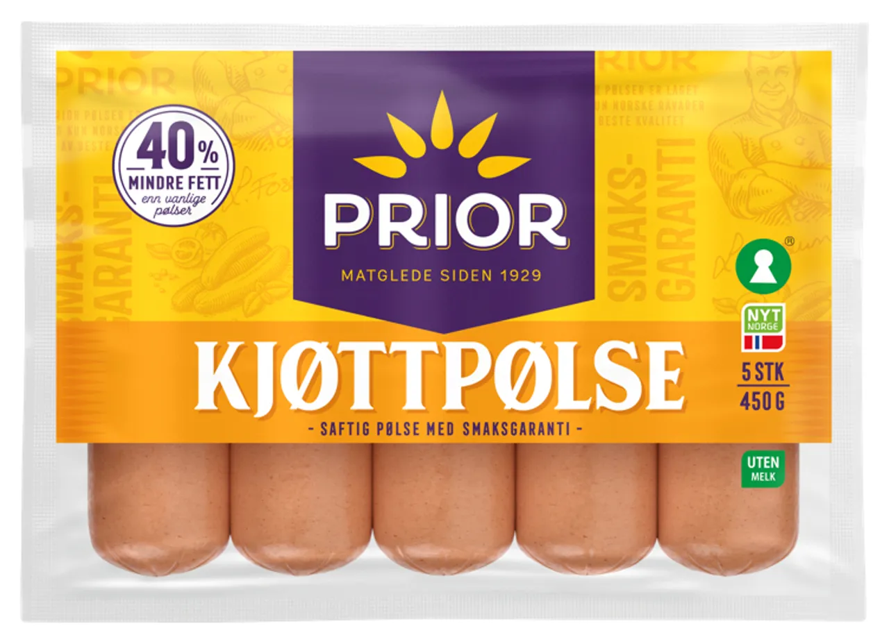 KJØTTPØLSE KYLLING/KALKUN SKINNFRI 450G