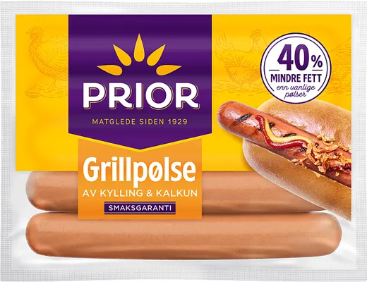Grillpølser Kylling/Kalkun 600g