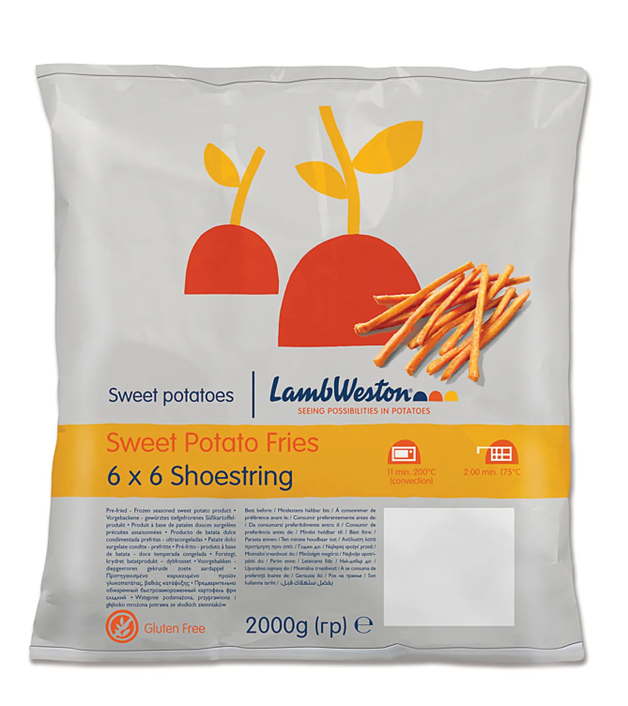 LAMB WESTON SWEET POTATO SHOESTRING 5X2KG