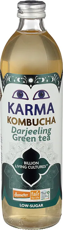 Kombucha Grønn Te 500ml Karma Kombucha Grønn Te 500ml Karma