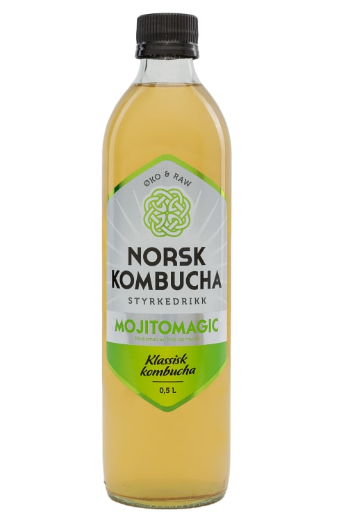 NORSK KOMBUCHA 0,5L,GRØNN MOJITOMAGIC