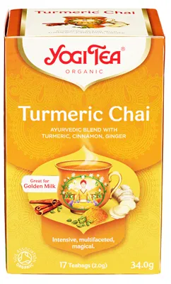 Yogi Tea Turmeric Chai 17 Poser Økologisk