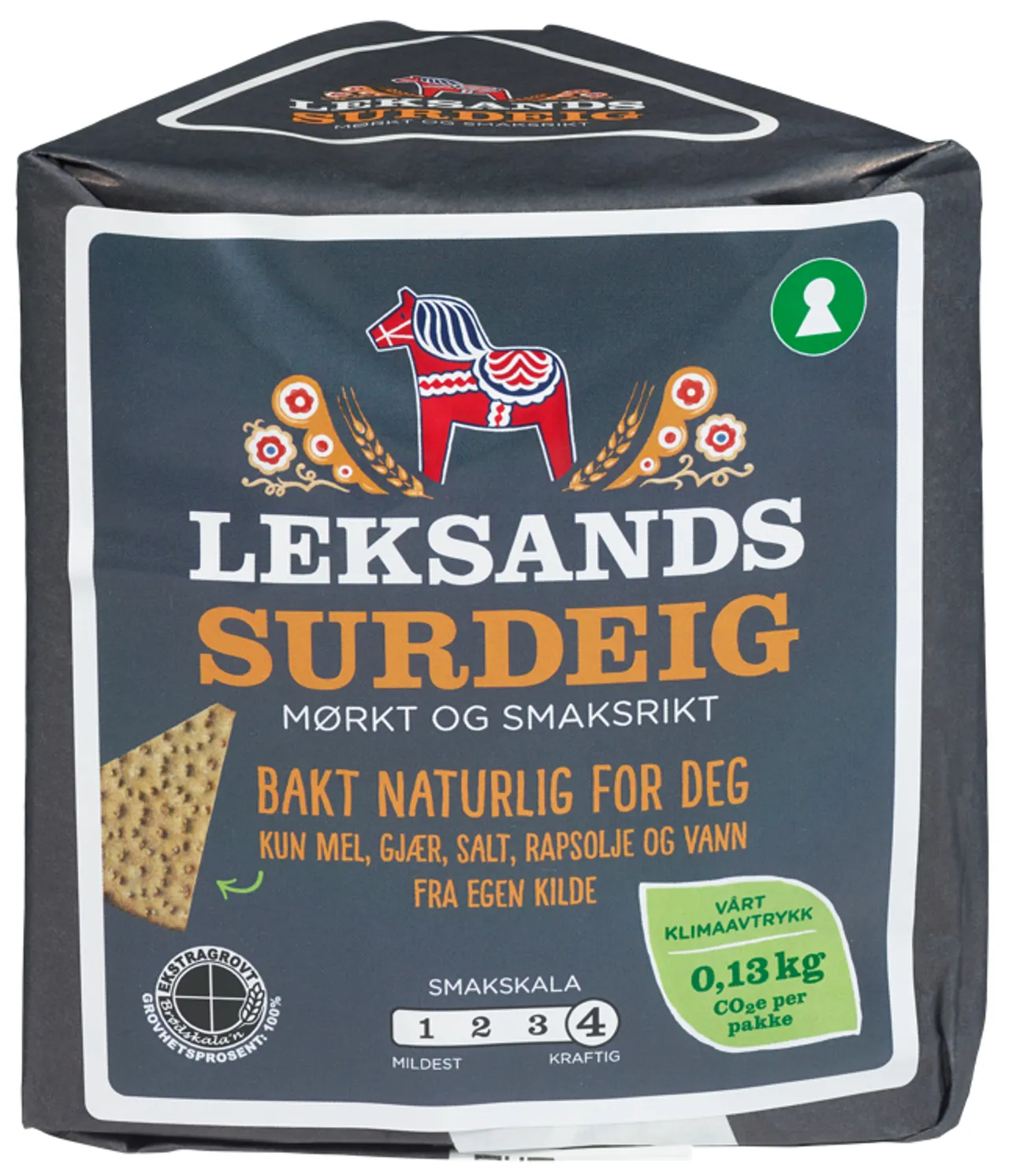 LEKSANDS KNEKKE SURDEIG 200G