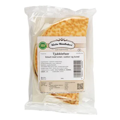 Tjukklefser 2pk 240g Fryst Klæbu Bakeri