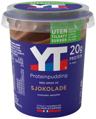 YT PROTEIN SJOKOPUDDING 190G TINE YT PROTEIN SJOKOPUDDING 190G TINE