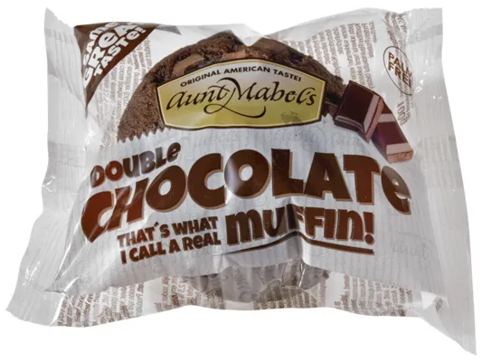 Muffins Double Choc 100g Aunt Mabels