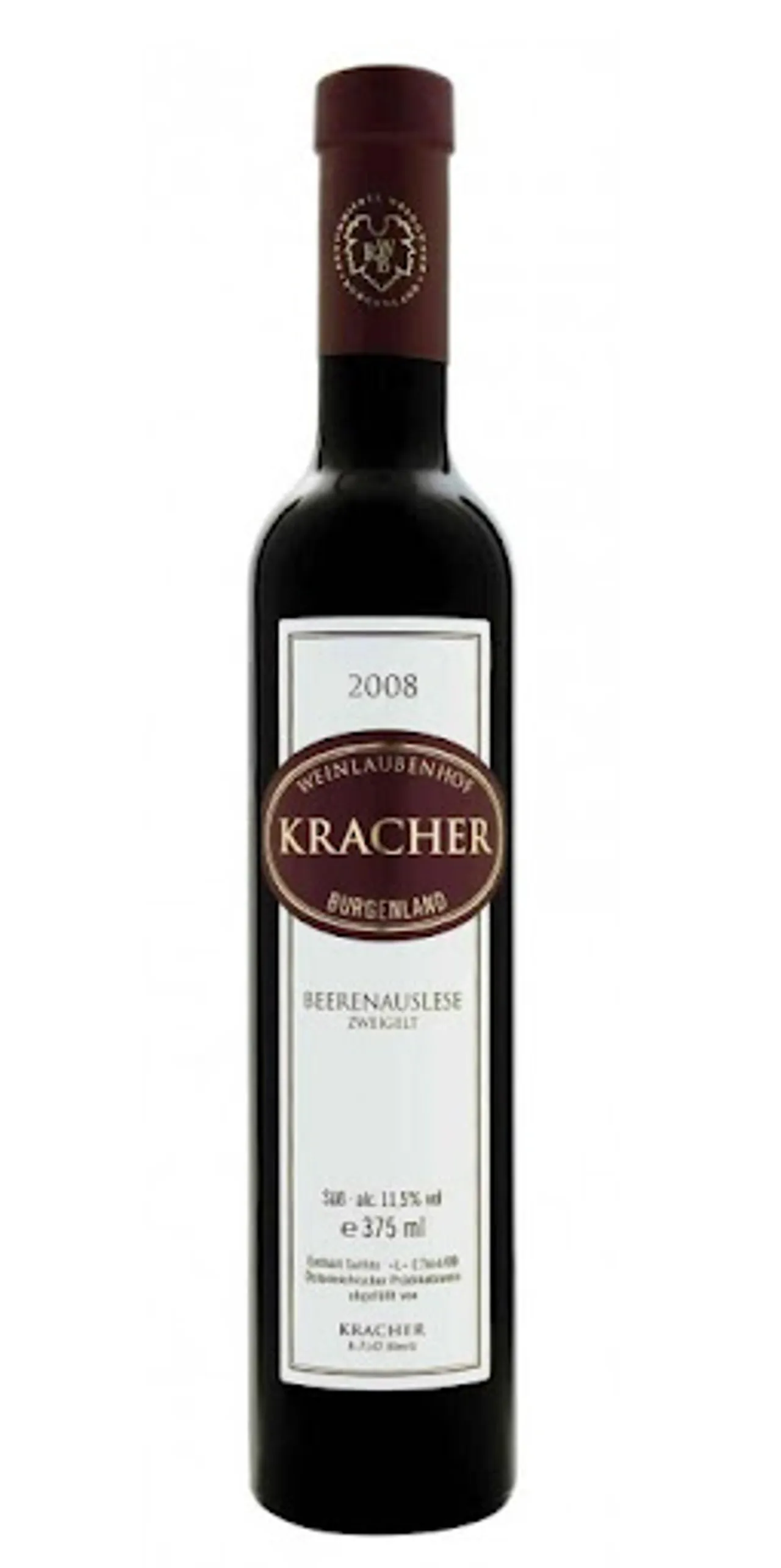 KRACHER ZWEIGELT BEERENAUSLESE 9,5% 37,5CL