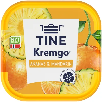 Kremgo' Mandarin/Ananas 125g Tine