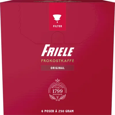 FRIELE FROKOSTKAFFE FILTERM 6X250G FRIELE FROKOSTKAFFE FILTERM 6X250G