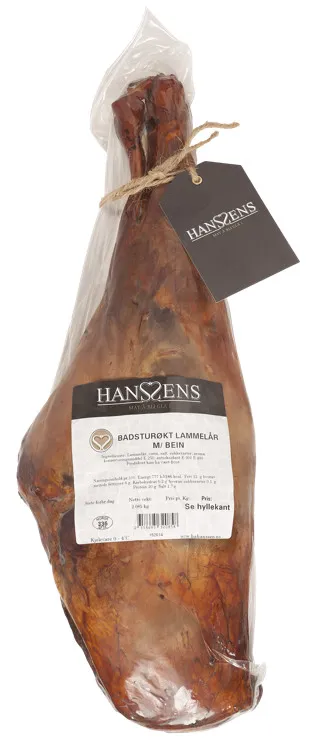 BADSTURØKT LAMMELÅR M/BEIN PK HANSSENS BADSTURØKT LAMMELÅR M/BEIN PK HANSSENS