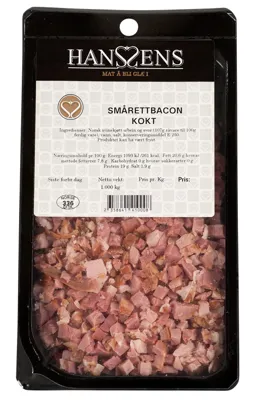 Smårettbacon Kokt Ternet Hanssens