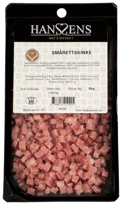 Smårettskinke Ternet Pk Hanssens