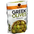 GAEA ORGANIC OLIVES PITTED GREEN 8X150G