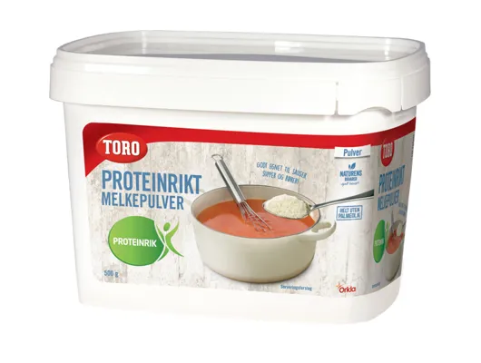 MELKEPULVER PROTEINRIKT 500G TORO MELKEPULVER PROTEINRIKT 500G TORO