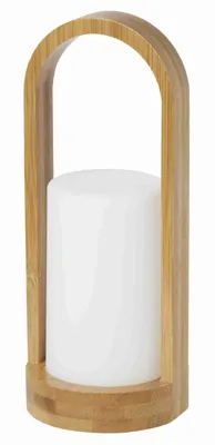 Led Holder/Lykt Bamboo Easy Stk