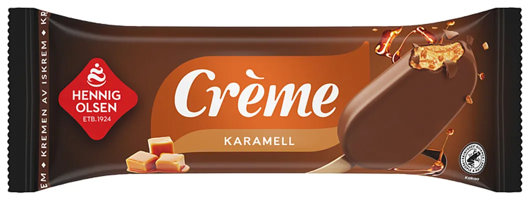 Creme Premium Karamell Fløteis