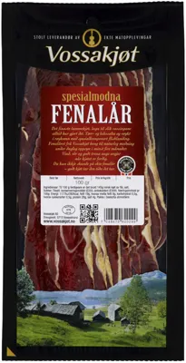 Eldhusrøykt Fenalår 100g Vossakjøt