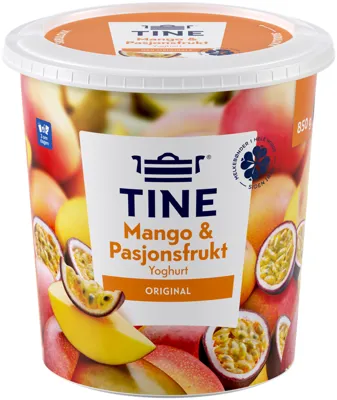 Yoghurt Mango/Pasjon 850g Tine