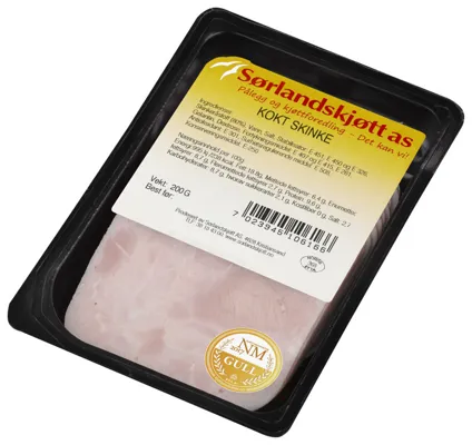 KOKT SKINKE HL 200G SØRLANDSKJØTT KOKT SKINKE HL 200G SØRLANDSKJØTT
