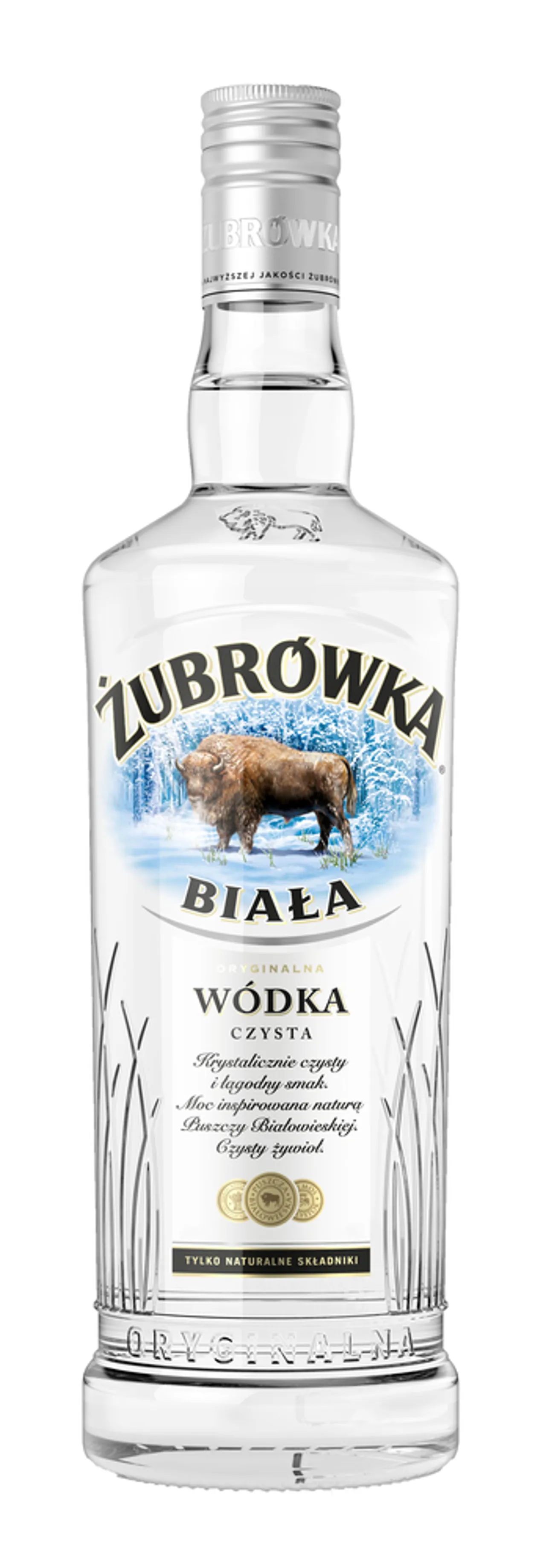 ZUBROWKA BIALA VODKA 37,5% 70CL