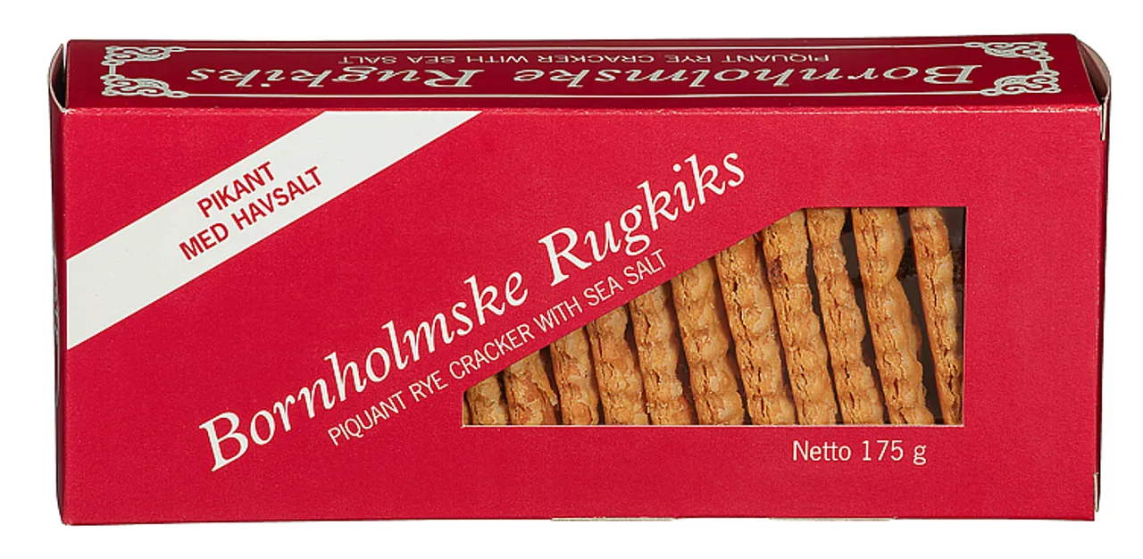 RUGKJEKS M/HAVSALT 175G BORNHOLMS