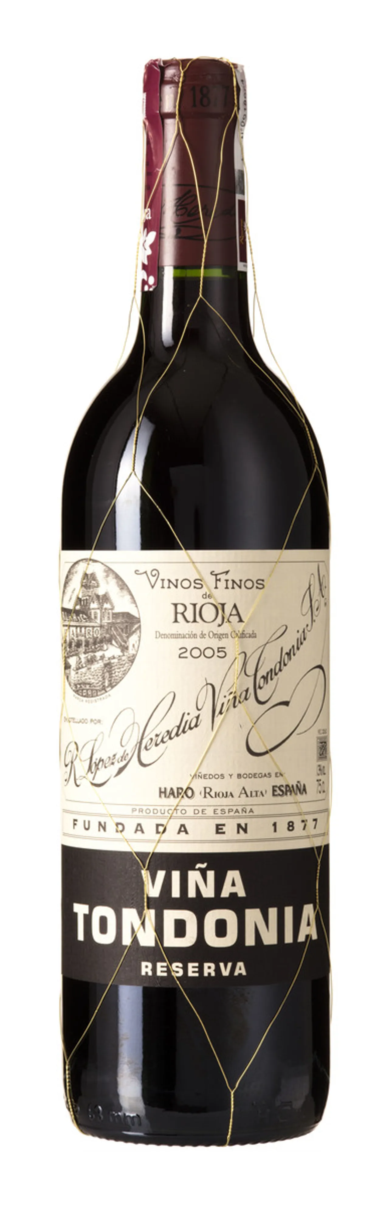 VINA TONDONIA RESERVA 13% 75CL