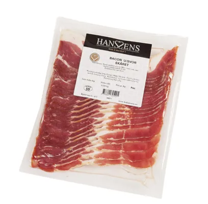 Bacon U/ Svor Skåret Ca500g Hanssens