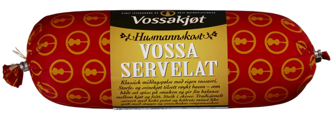 Vossa Servelat 500g Vossakjøt