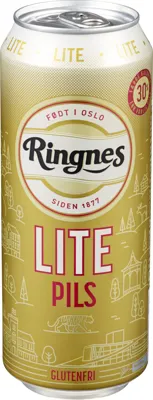 RINGNES LITE 6PK WRAP 4,3% 50CL RINGNES LITE 6PK WRAP 4,3% 50CL