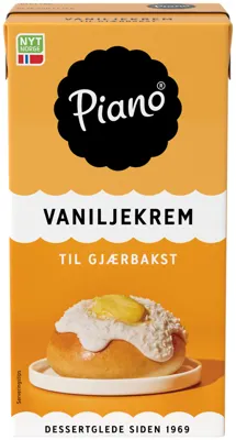 PIANO VANILJEKREM TIL STEKING 1/2L TINE PIANO VANILJEKREM TIL STEKING 1/2L TINE