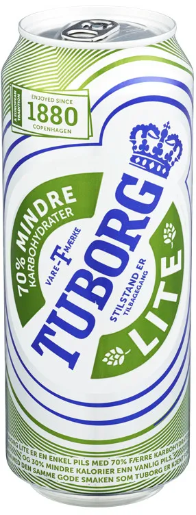 TUBORG LITE 0,50L TUBORG LITE 0,50L