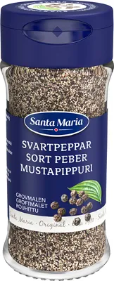 Sort Pepper Grovmalt 34g Santa Maria