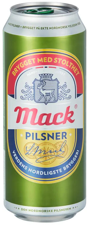 MACK PILSNERØL 0,50L BX MACK PILSNERØL 0,50L BX