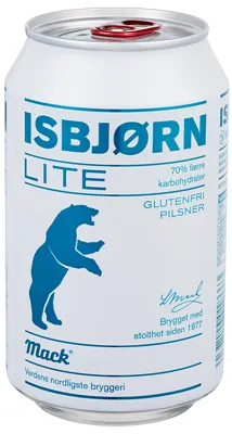 Isbjørn Lite Glutenfri 0,33l Bx Mack