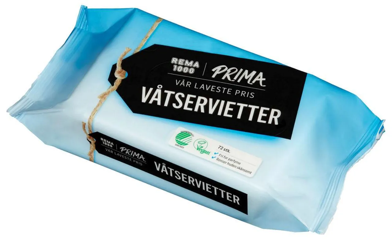 VÅTSERVIETTER BABY 72STK