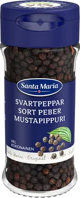 Sort Pepper, Hel 35g Santa Maria