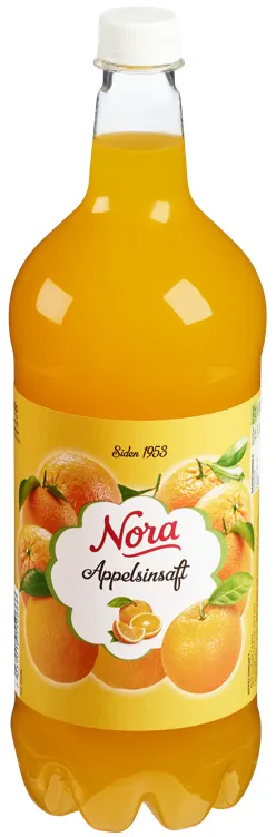 NORA APPELSINSAFT 8X1,4L NORA APPELSINSAFT 8X1,4L