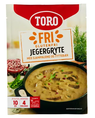 TORO FRI JEGERGRYTE GLUTENFRI 14X90G TORO FRI JEGERGRYTE GLUTENFRI 14X90G