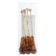 SUKKERPINNER BRUNE 6STK CANDY
