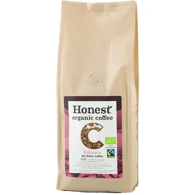 HONEST ORGANIC COFFEE FOR FILTER COFFEE - ETHIPOIA (1000GR) HONEST ORGANIC COFFEE FOR FILTER COFFEE - ETHIPOIA (1000GR)