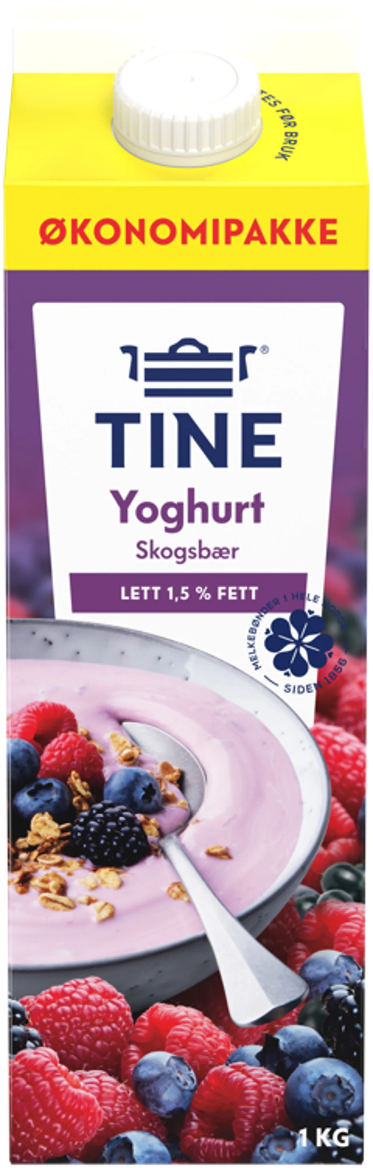 YOGHURT SKOGSBÆR 1KG TINE