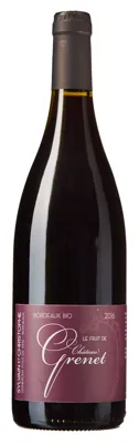 Chibau Le Fruit De Chateau Grenet Bio 14% 75cl