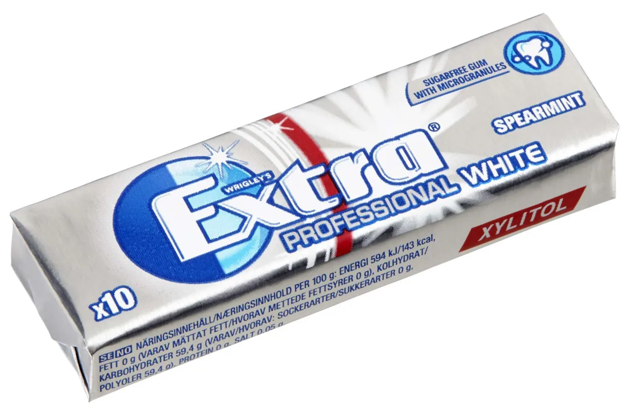 EXTRA PRO WHITE SPEARMINT 10P 14G