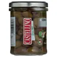 OLIVEN TAGGIASCA I OLJE U/STEN 180G CASTELLINO